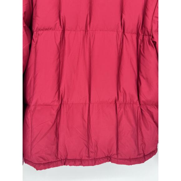 Eddie Bauer Goose Down Puffer Jacket XL Tall Red Quilted Full Zip Mens Outdoor - Picture 16 of 16